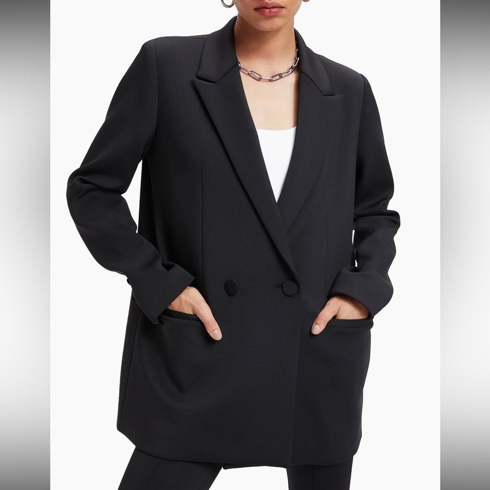Good American Shiny Scuba Blazer - Size 3X - Picture 2 of 5